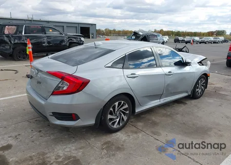 2017 Honda Civic Ex из США, поврежденный, VIN 2HGFC2F74HH521412